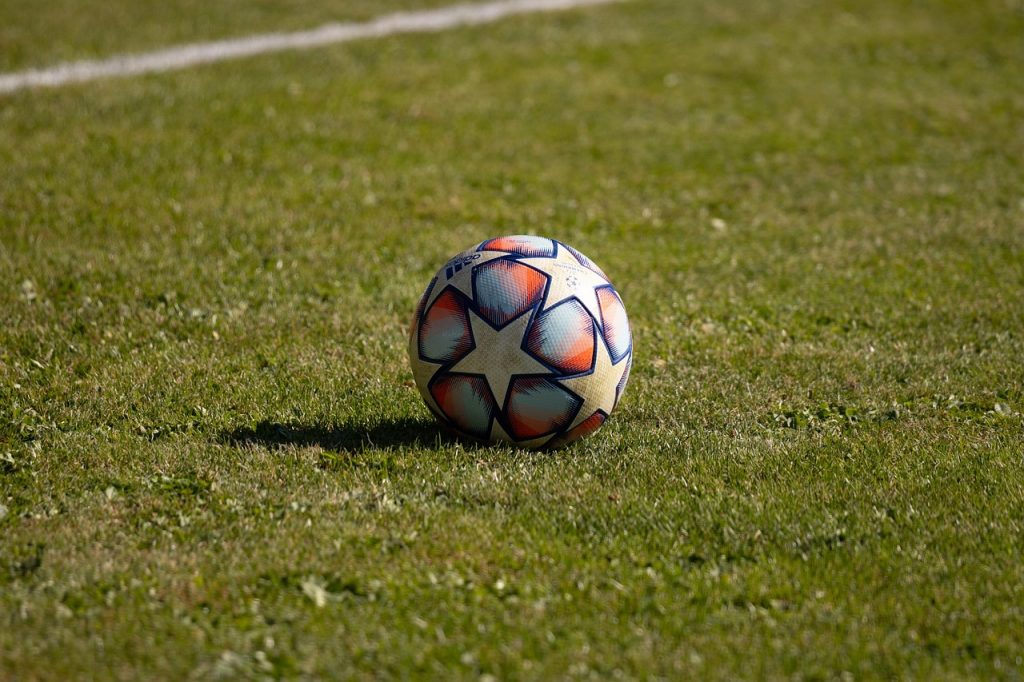 soccer, soccer ball, football, soccer field, football field, nature, sports, lawn, grass, playing field